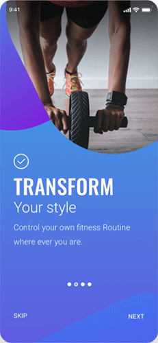 iChase app home screen showing nearby fitness partners