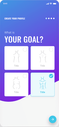 iChase app partner search and filter screen